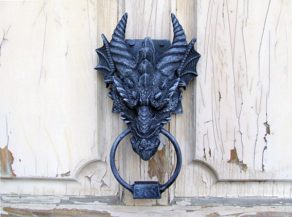 ドアノッカー ドラゴン