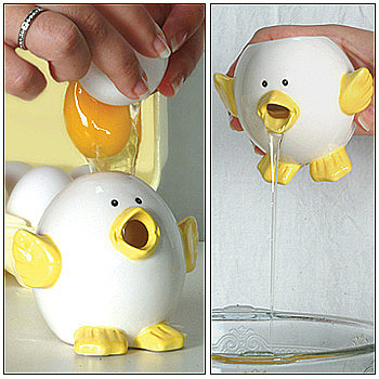 キッチン用品 卵の黄身と白身を分ける器具